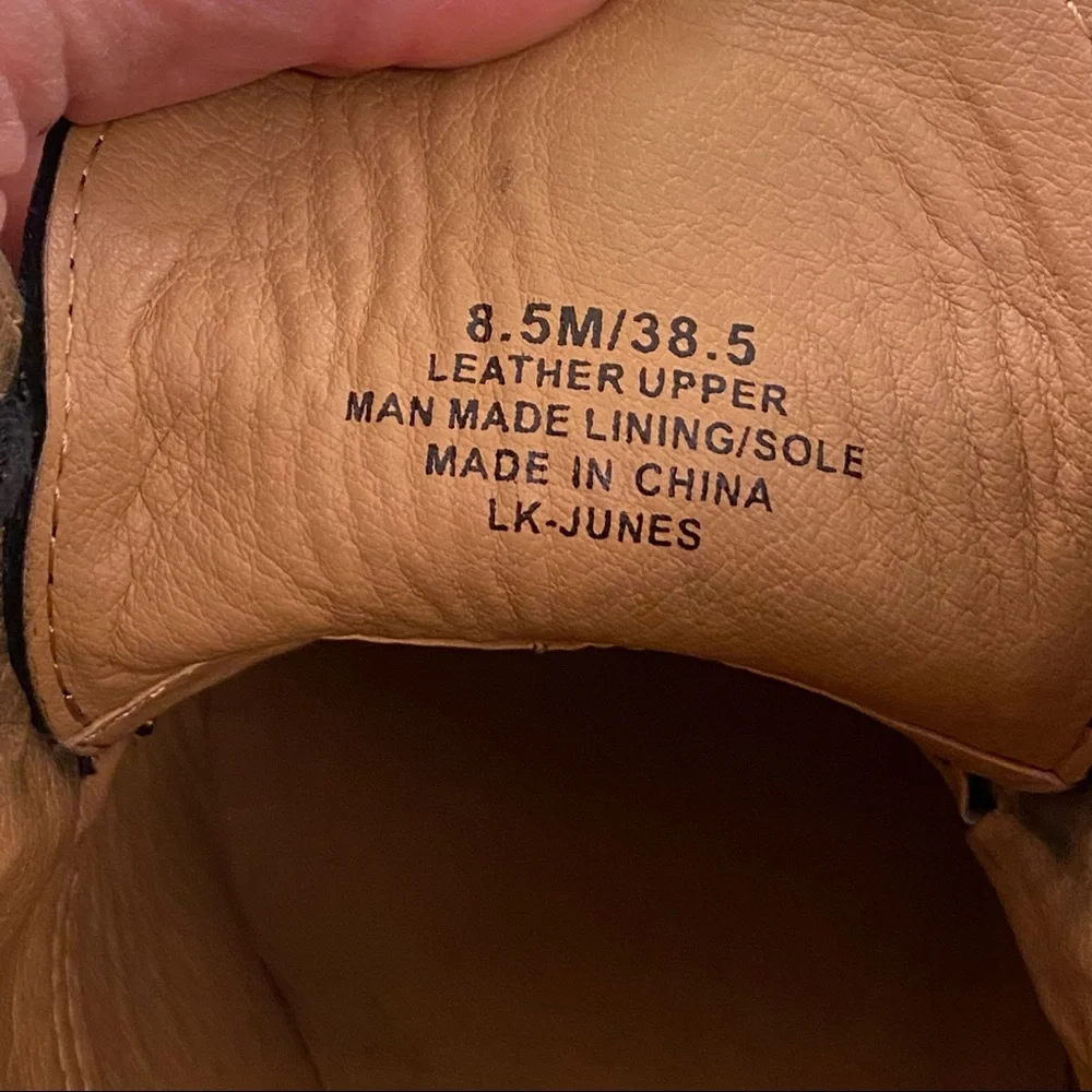 🎉🍀 LUCKY BRAND Junes suede wedge booties - Picture 8 of 10